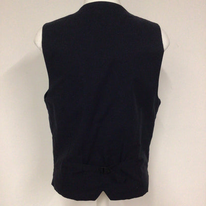 RJR John Rocha Blue Cotton Blend Waistcoat Size 38R