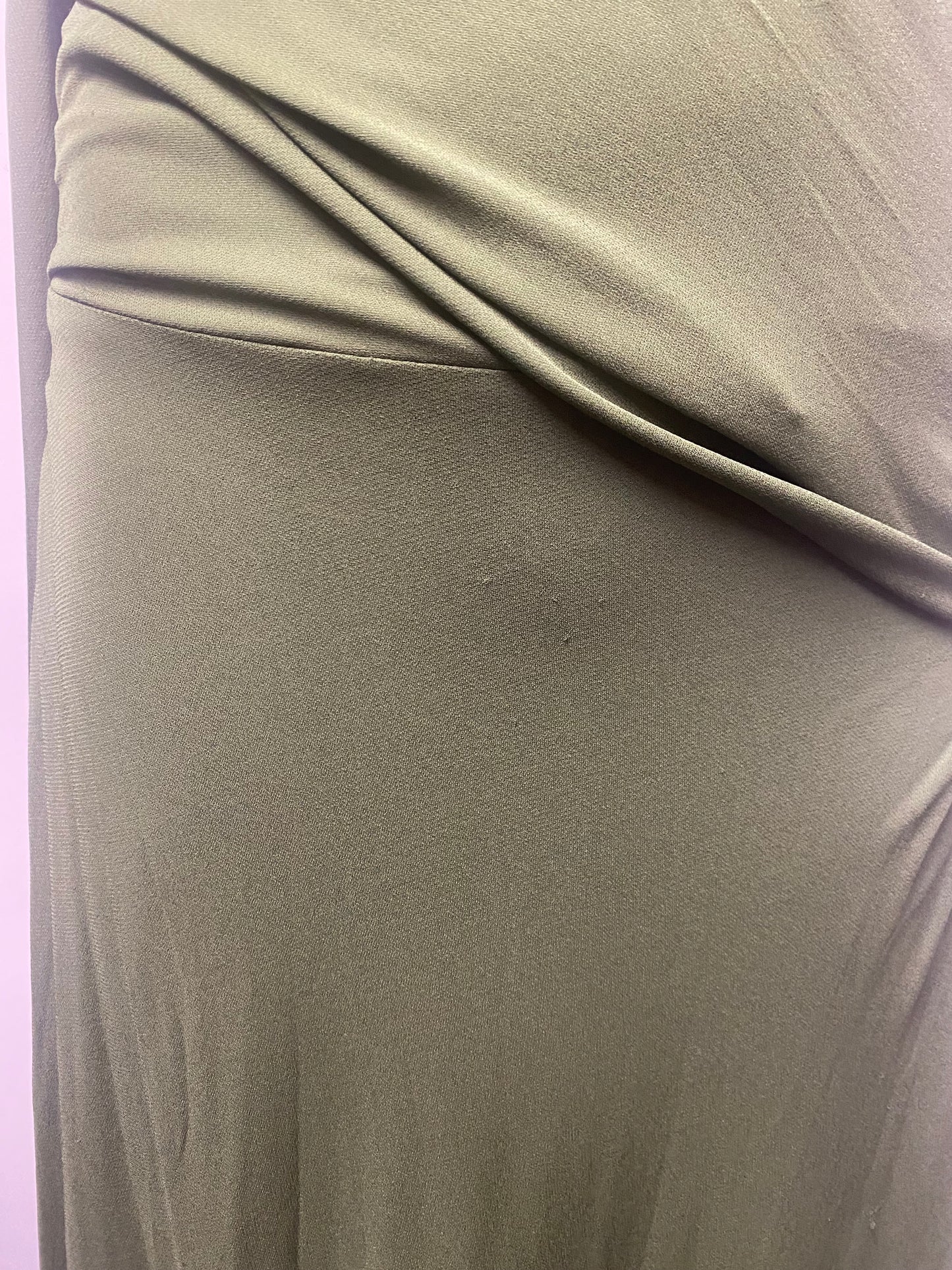 Alexander McQueen Green Draped Long Sleeve 2006 Dress 12