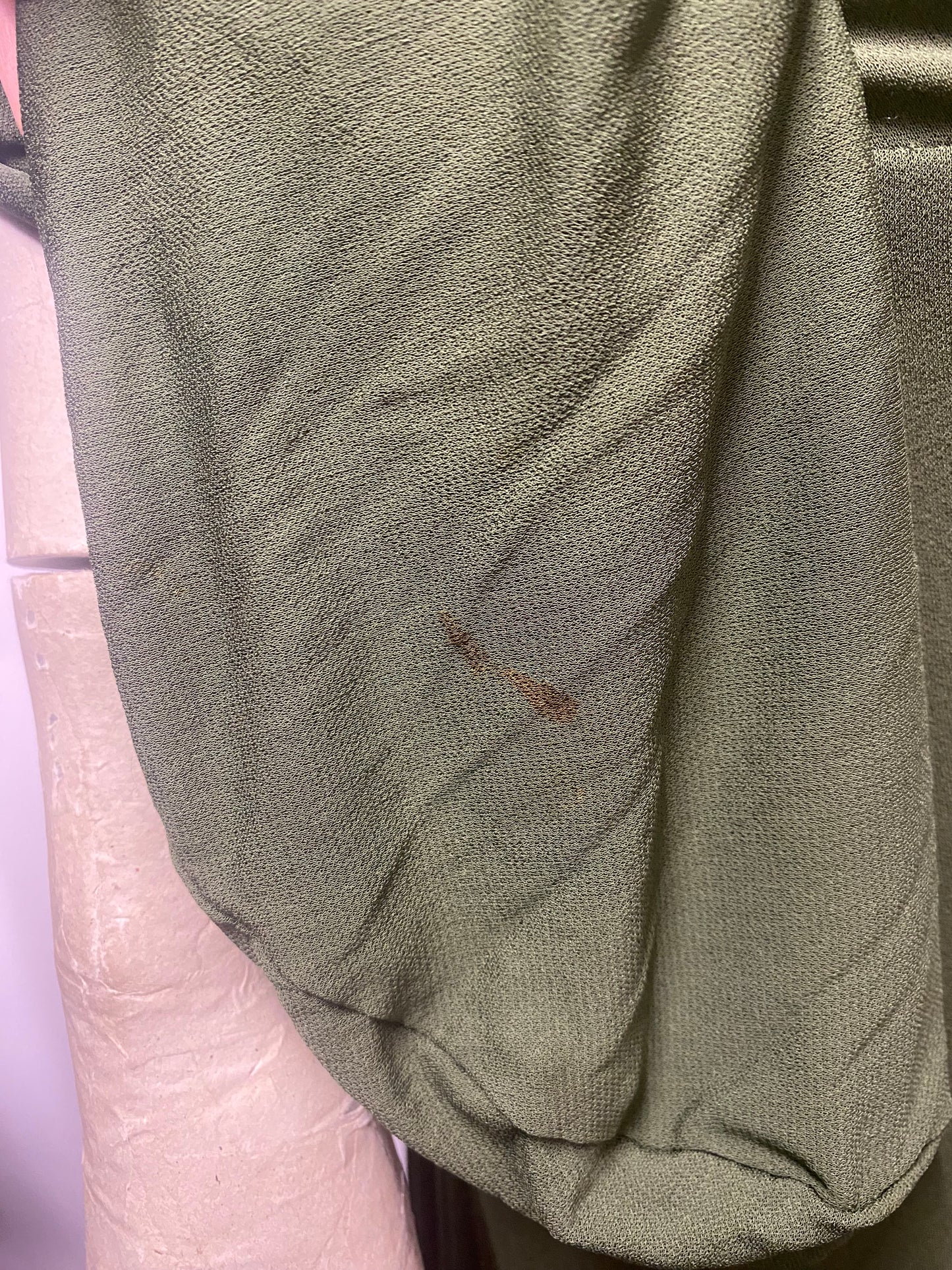 Alexander McQueen Green Draped Long Sleeve 2006 Dress 12