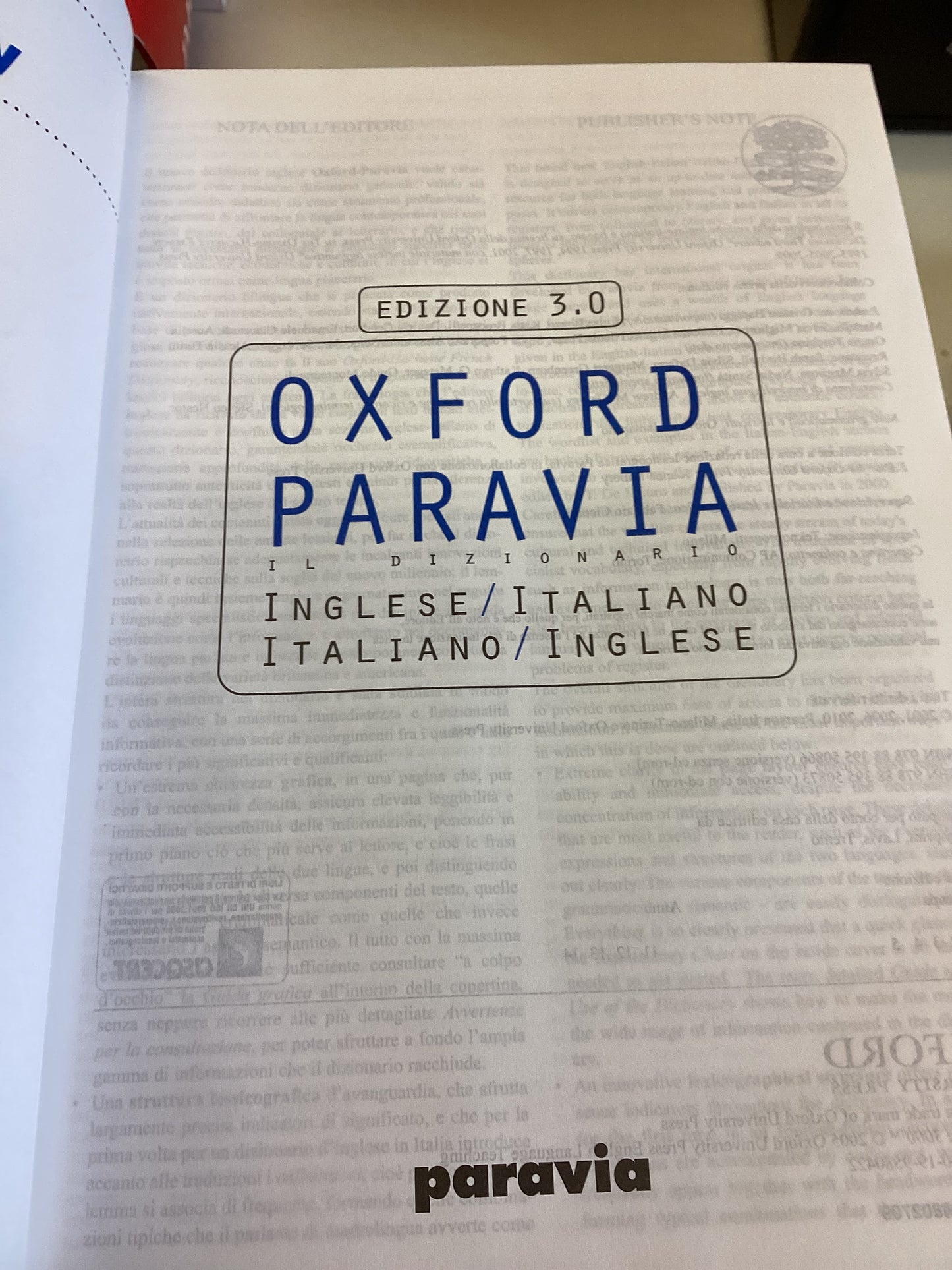 Oxford Paravia Italian Dictionary