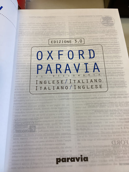 Oxford Paravia Italian Dictionary