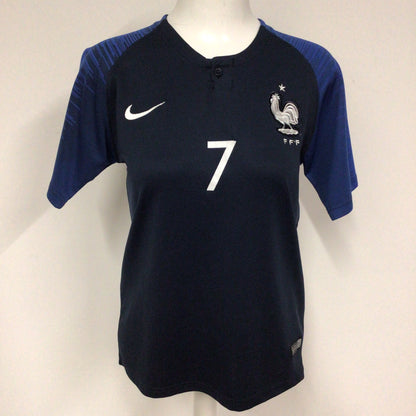 Nike France Football World Cup Griezmann No.7 Top Size 16yrs (S)