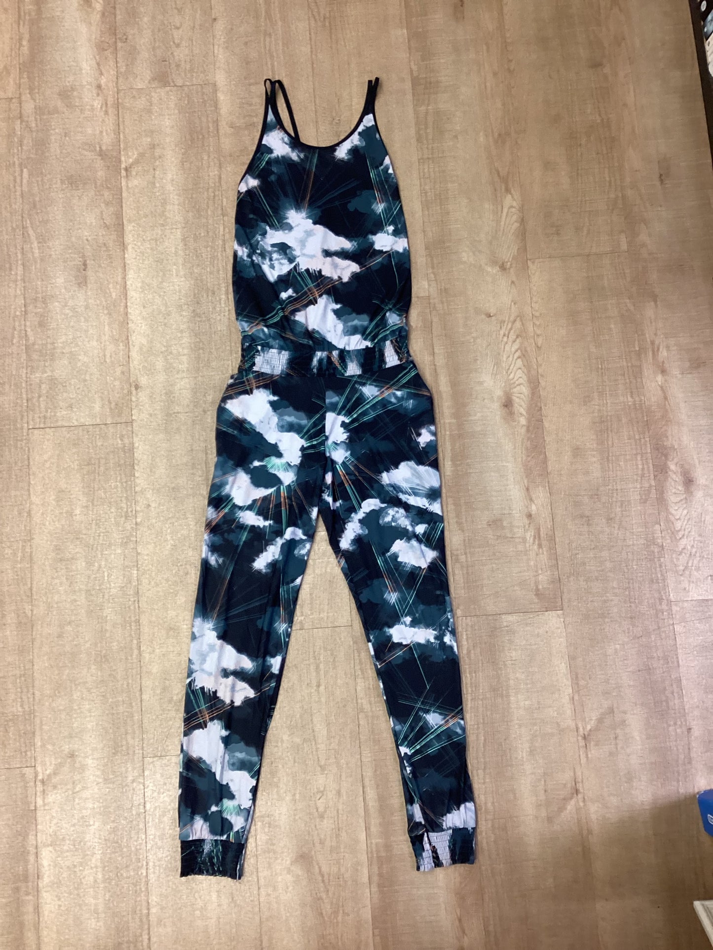 Sweaty Betty Grey Multicoloured Stretchy Sports Jumpsuit Size XS