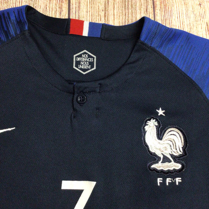 Nike France Football World Cup Griezmann No.7 Top Size 16yrs (S)