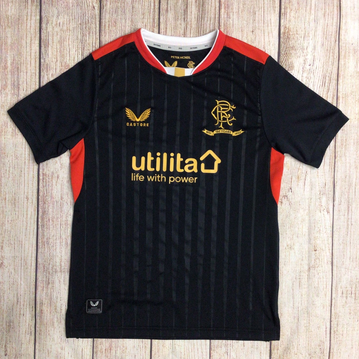 Castore Rangers FC Football Club 150 Years Top Size Ch32 (approx.)