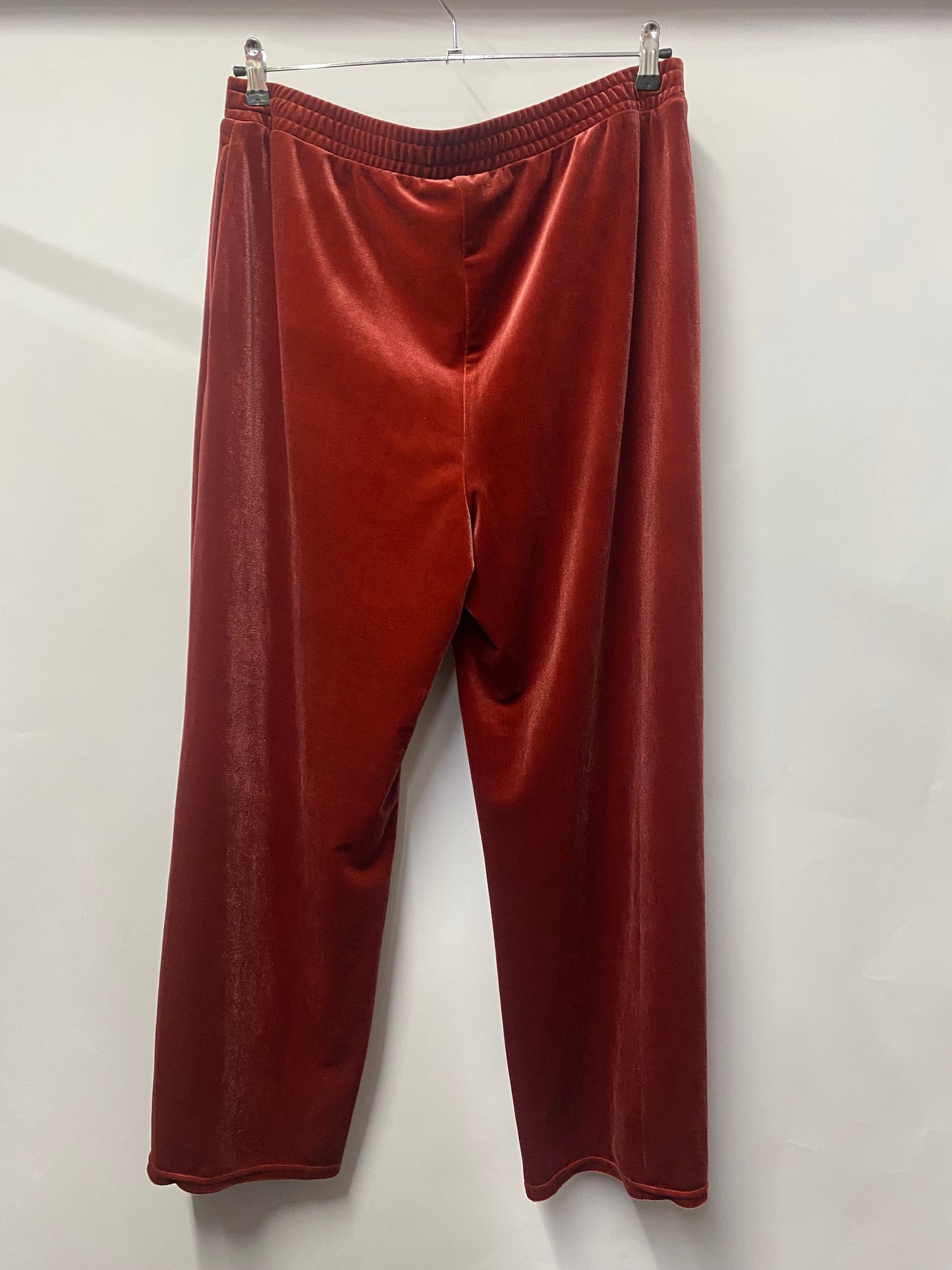Marks and Spencer Pink Velour Flared Trousers 20 BNWT