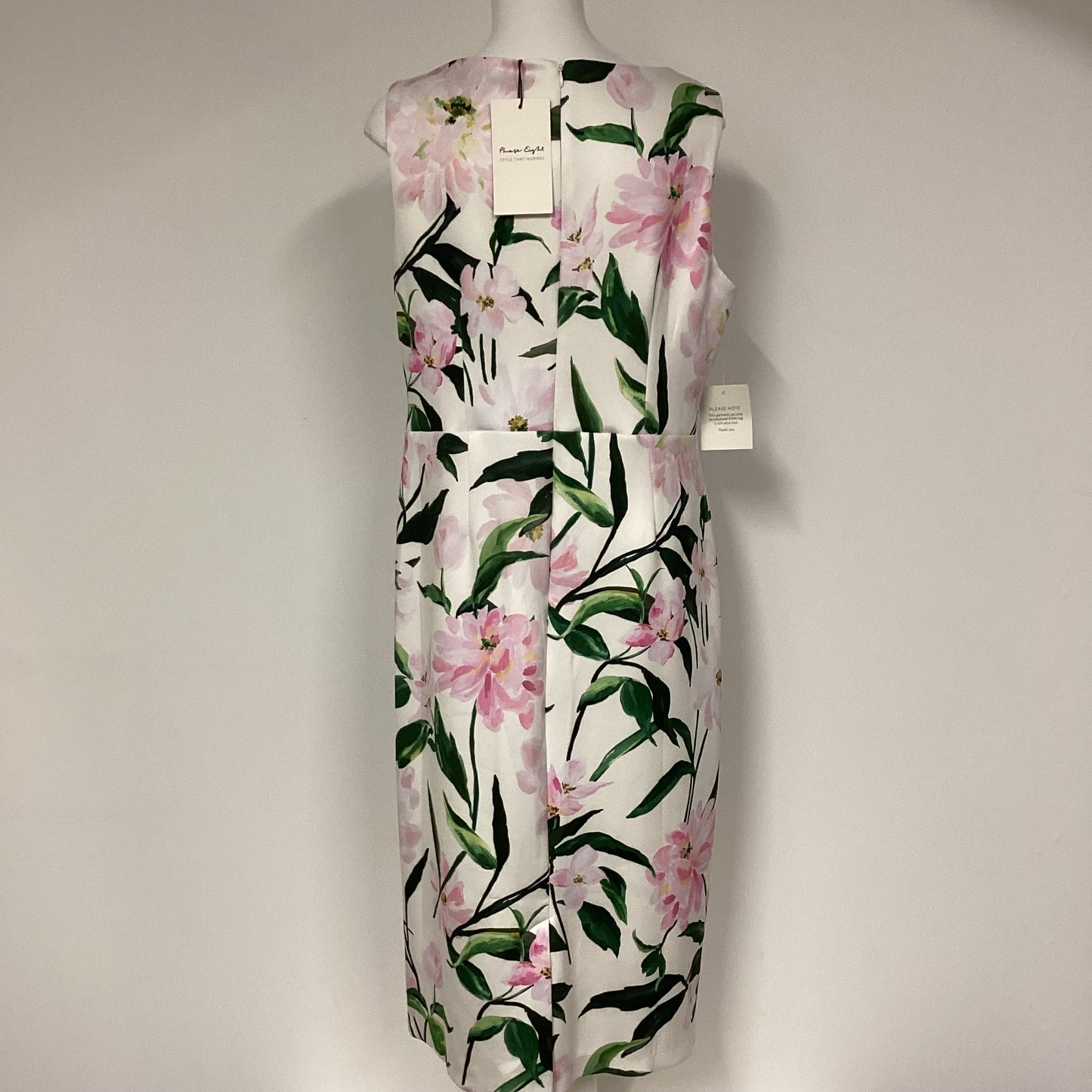 BNWT Phase Eight White Floral Elsa Scuba Dress Size 16 RRP £110