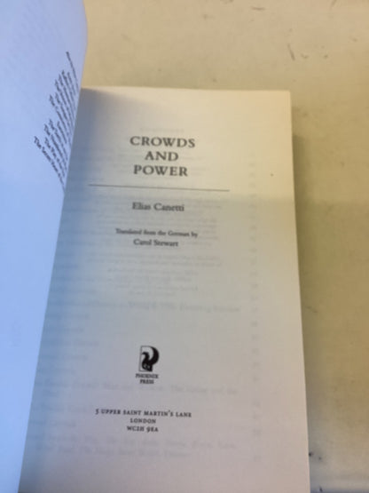 Crowds And Power Elias Canetti