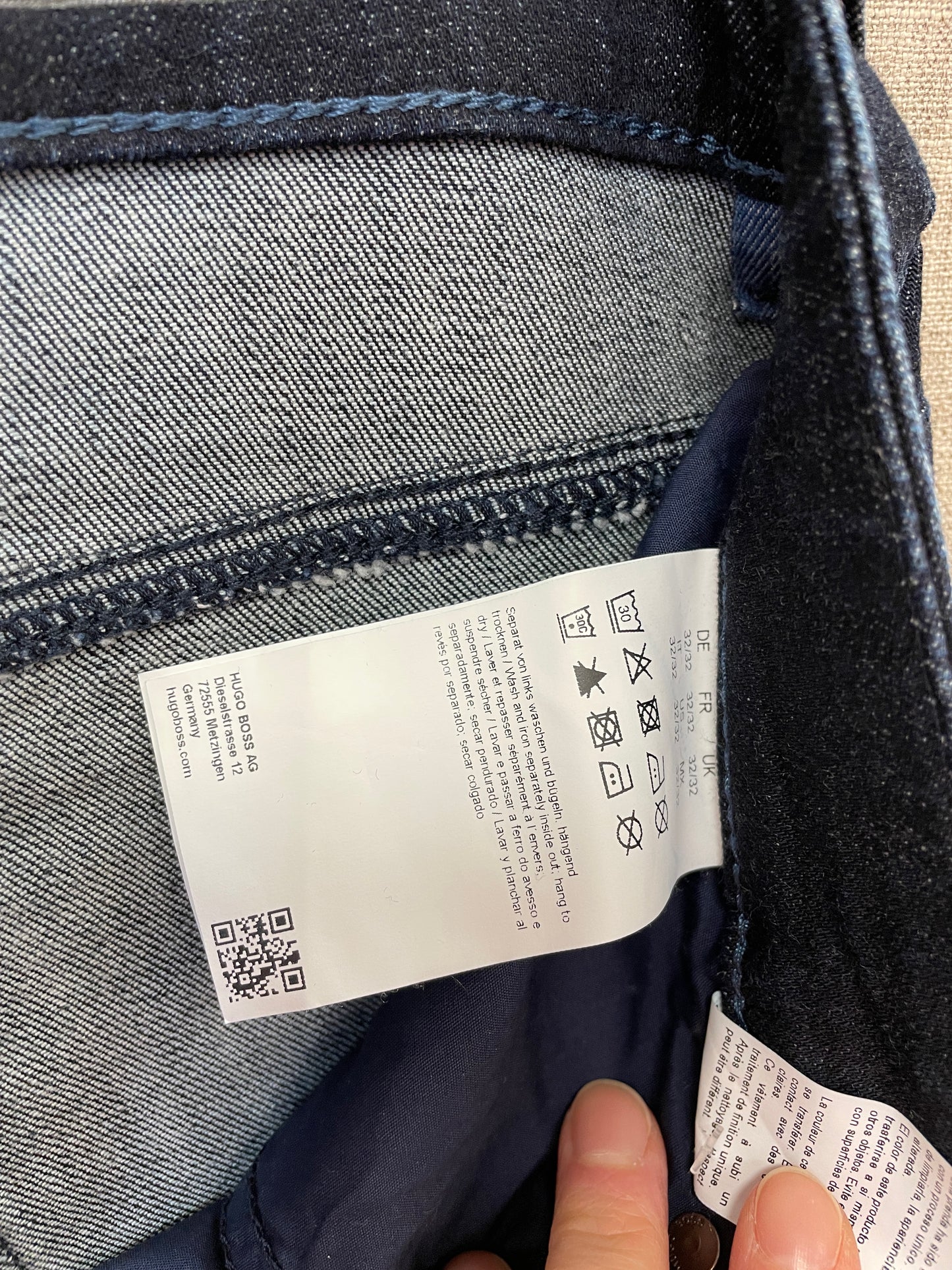 Boss Delaware Slim Fit Jeans Waist 32 Leg 32