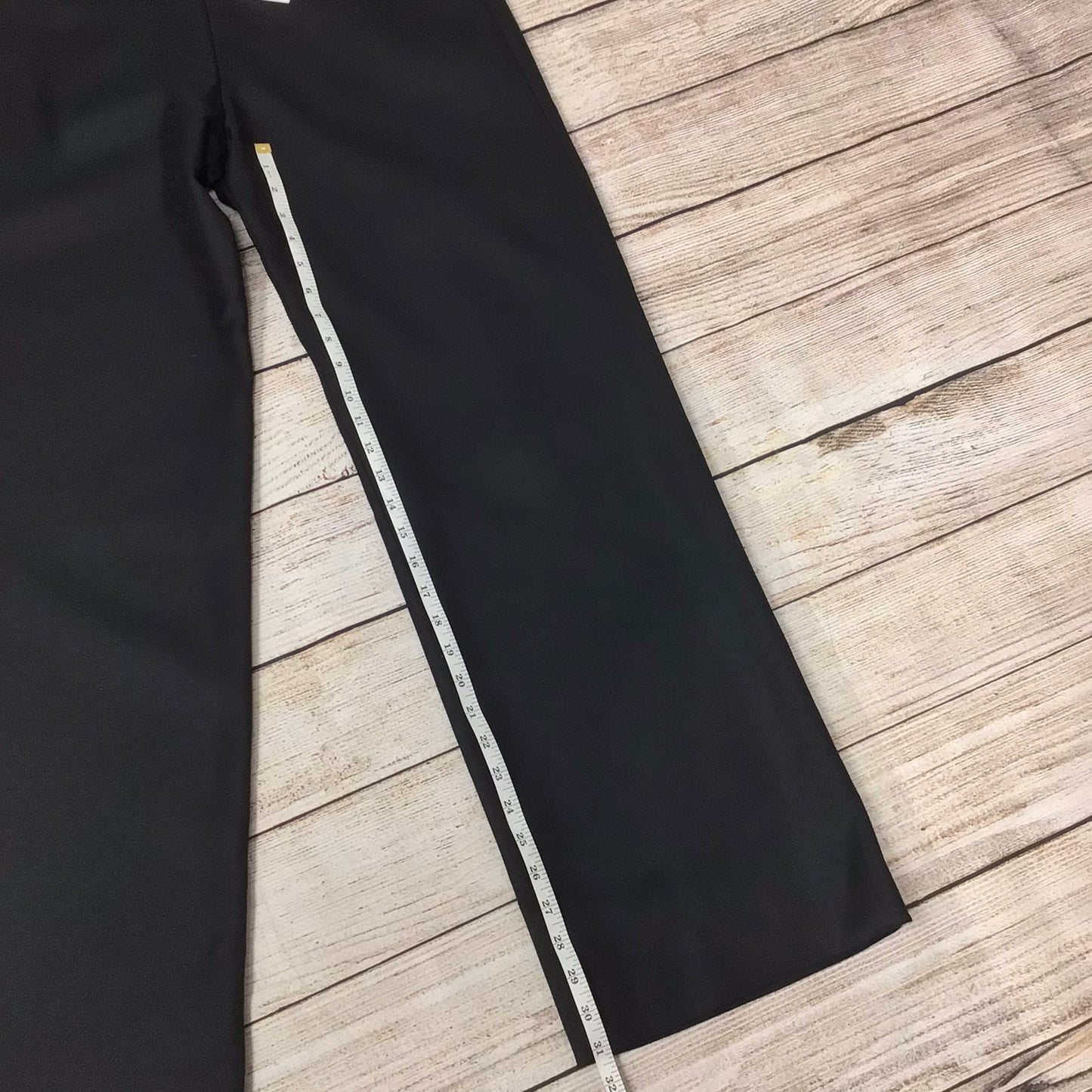 BNWT Jigsaw Black Blake Wool Blend Twill Trousers Size 14