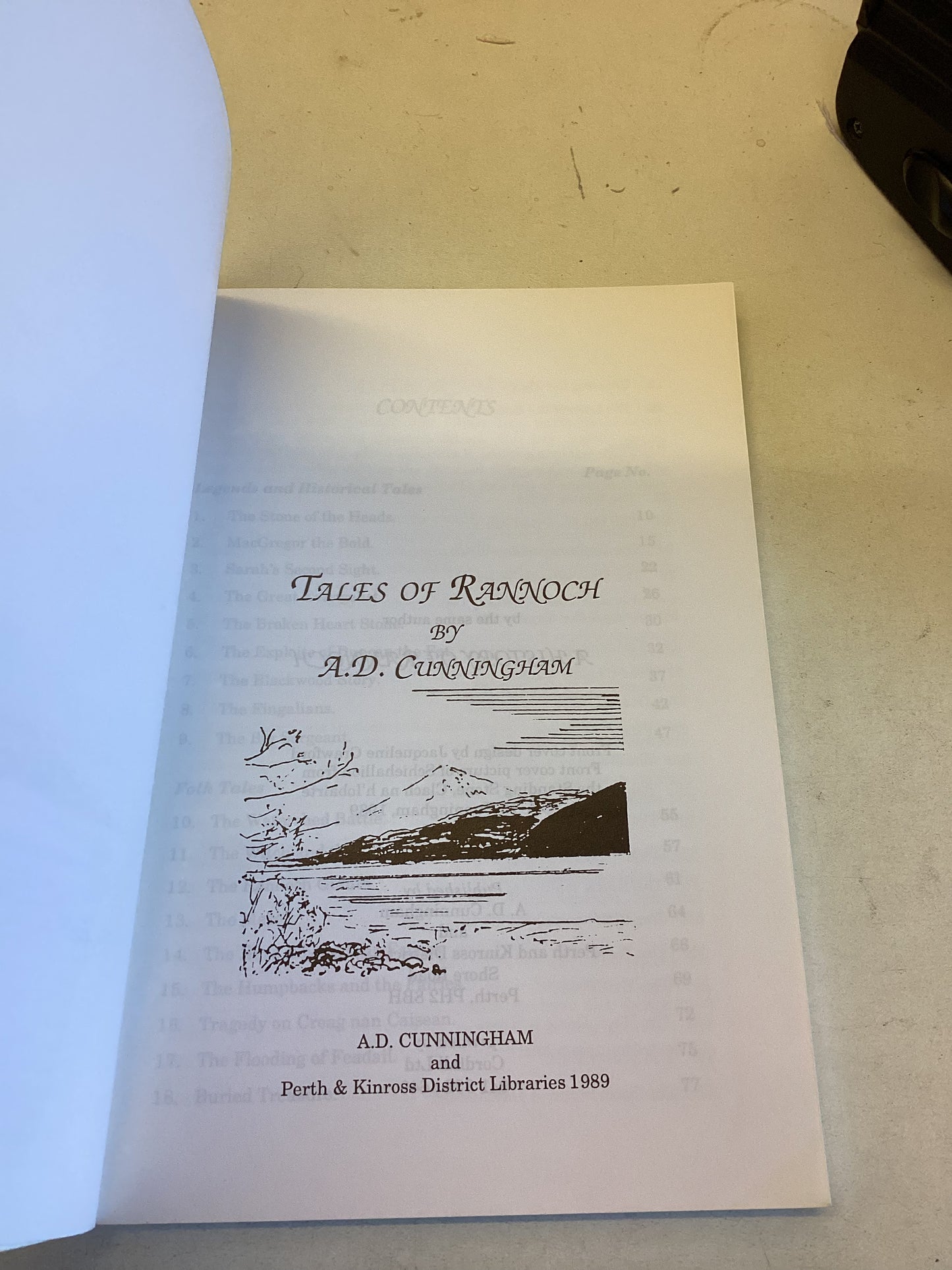 Tales of Rannoch A D Cunningham
