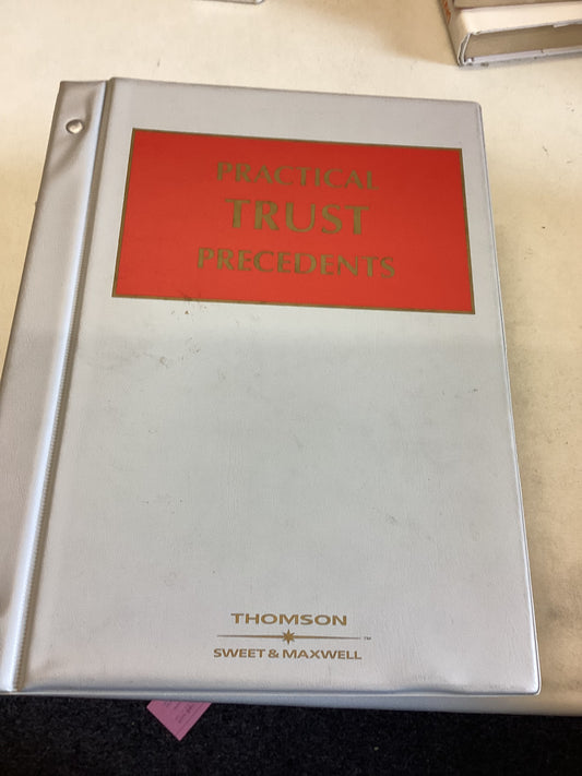 Practical Trust Precedents Editors Withers Solicitors