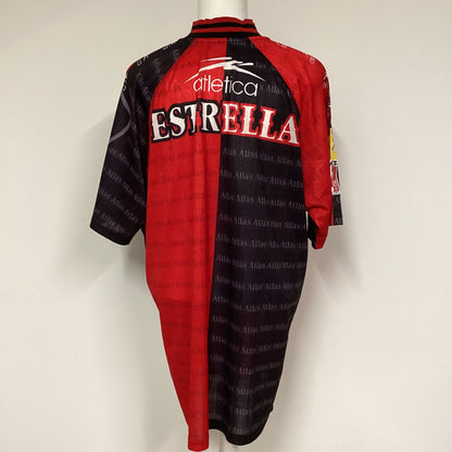 Atlas FC Athletica Sport Red Black Vintage 1997/98 Home Football Shirt