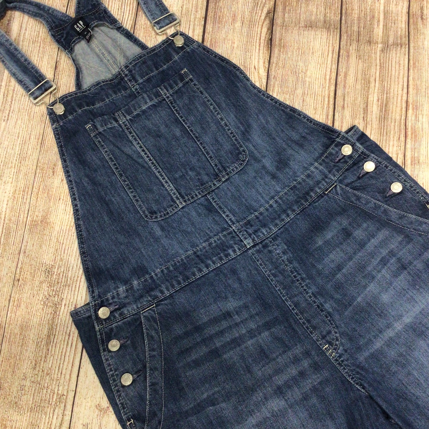 Gap Blue Denim Dungarees Size XL