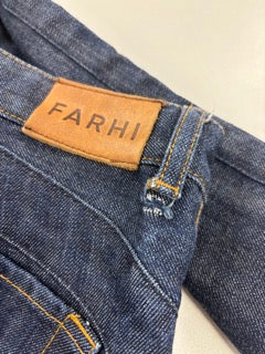 Farhi Dark Blue Low Rise Straight Jeans 10