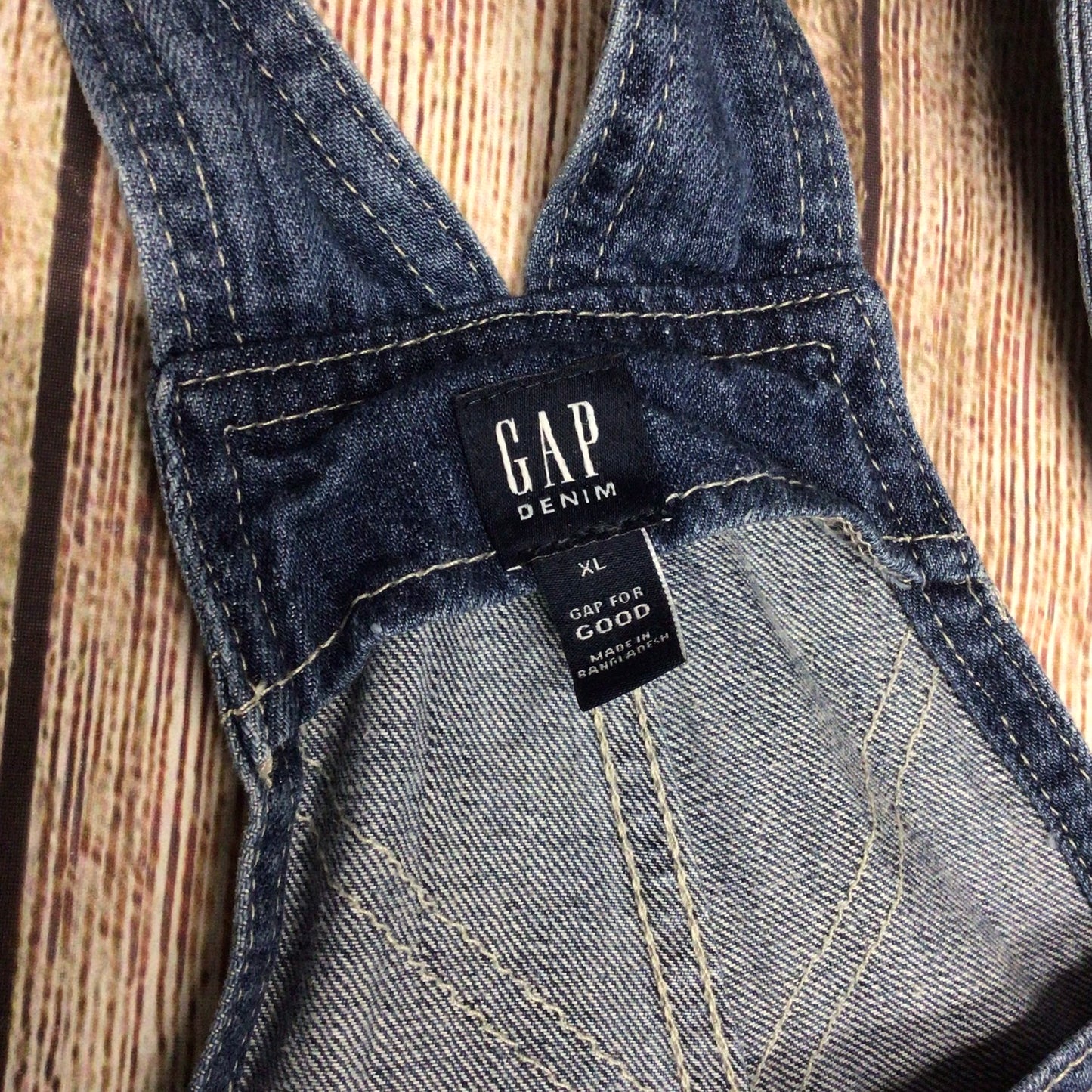 Gap Blue Denim Dungarees Size XL