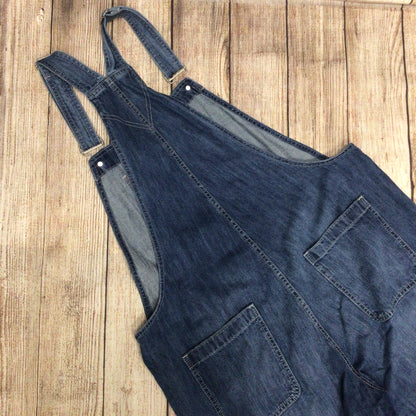 Gap Blue Denim Dungarees Size XL