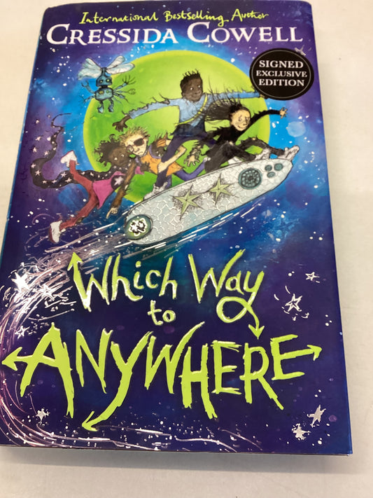 Which Way to Anywhere Cressida Cowell Signed Exclusive Edition