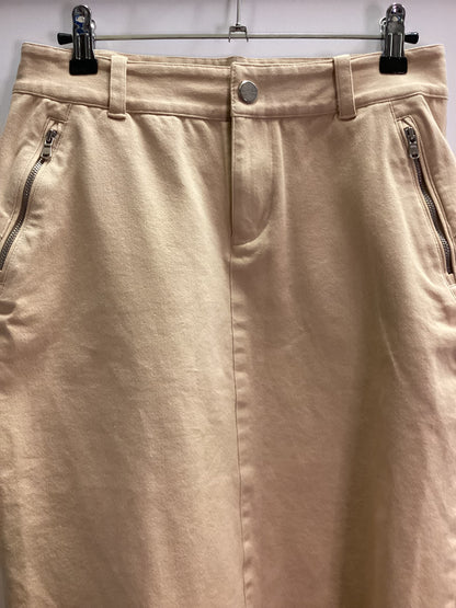 Ralph Lauren Stretch Cotton Khaki Pencil Skirt Size 2 (W30)