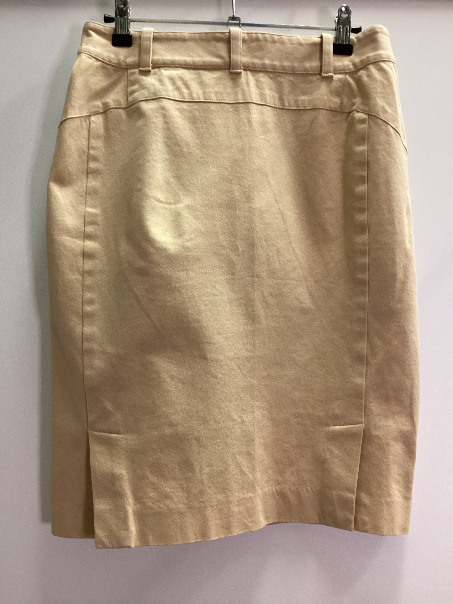 Ralph Lauren Stretch Cotton Khaki Pencil Skirt Size 2 (W30)