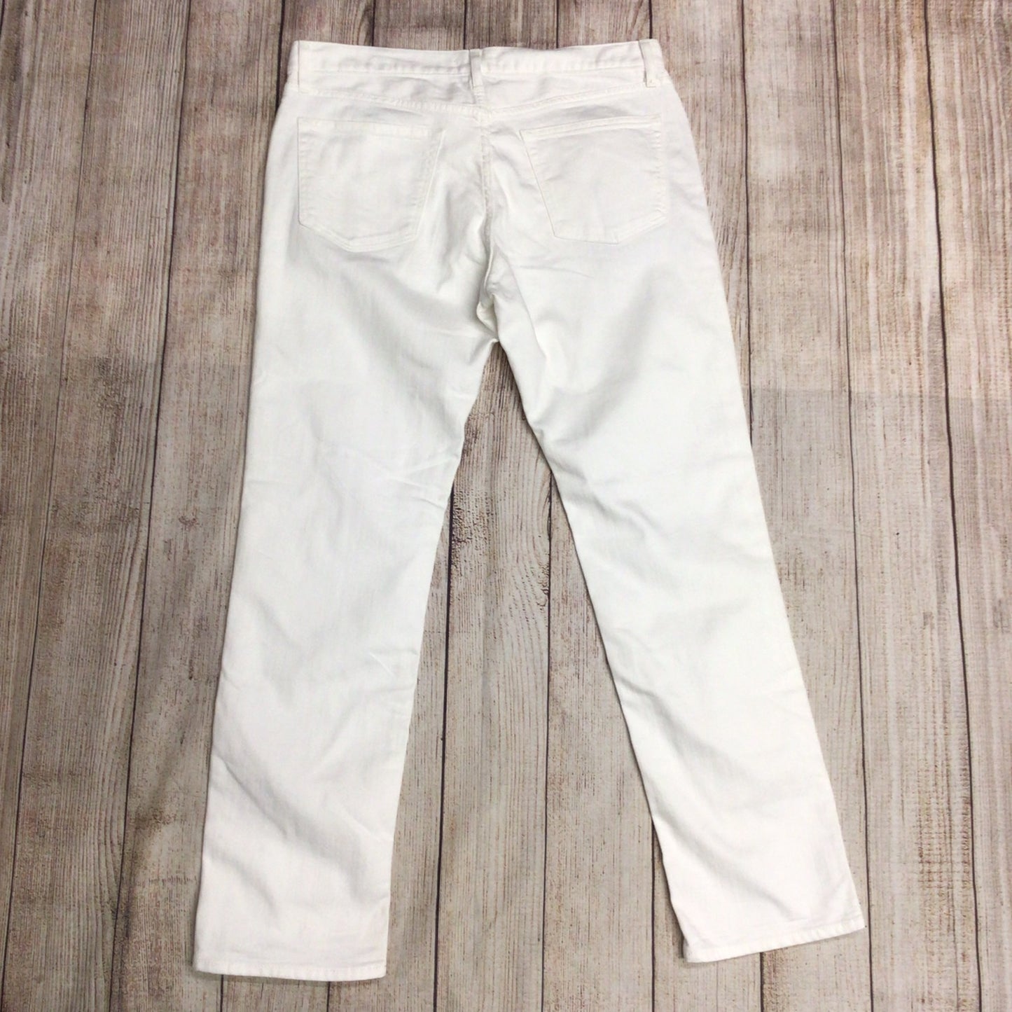 Uniqlo White Cotton Blend Jeans Size W36