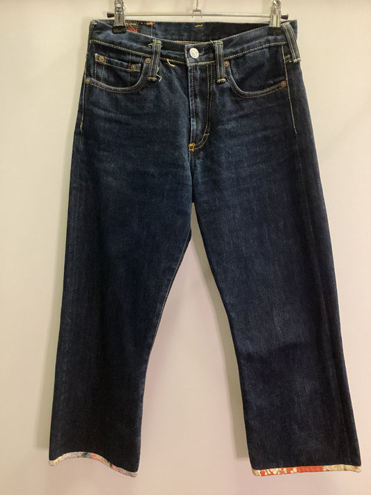 Evisu Custom Made Blue Crop Jeans W27 L21