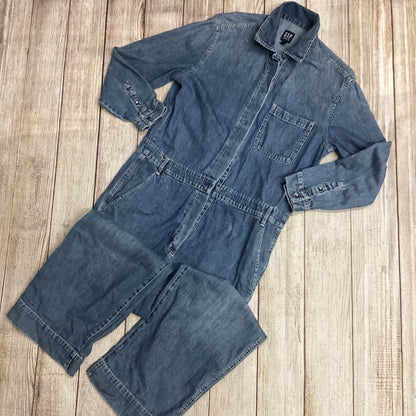 Gap Blue Denim 100% Cotton Jumpsuit Size 6(UK 10)