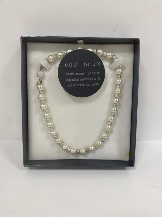 Pearl & Diamante Equilibrium Necklace