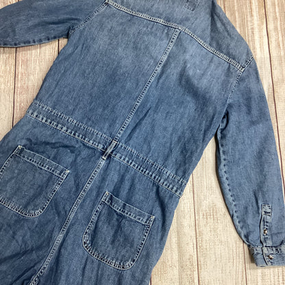 Gap Blue Denim 100% Cotton Jumpsuit Size 6(UK 10)