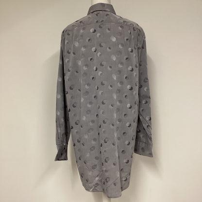 Pink Grey Circle Long Sleeve Shirt Size 42inch