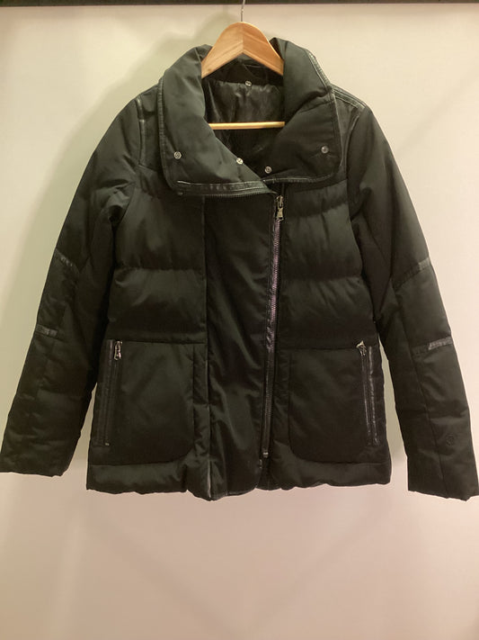 Poivre Blanc Black Down Jacket Size S