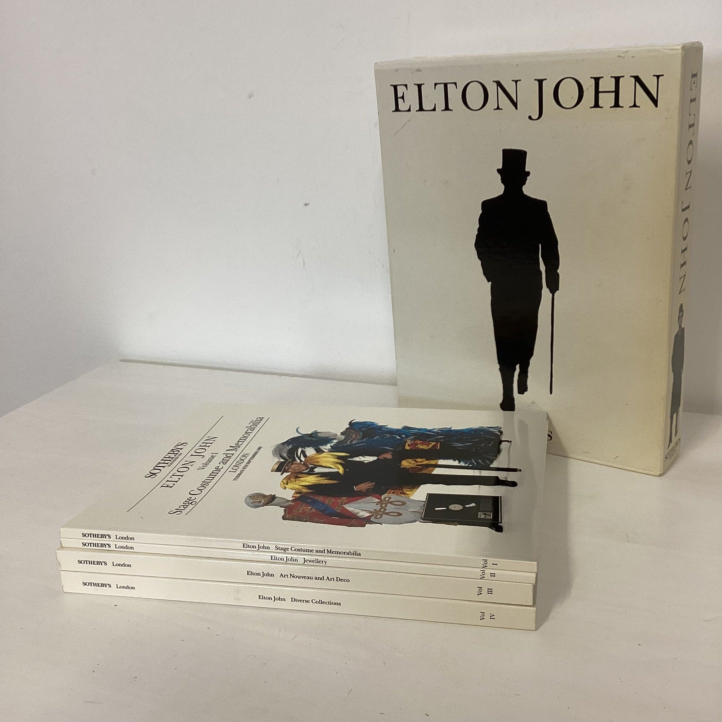 Elton John Sotheby's Auction Catalogues Vols. I-IV with Slipcase 1988