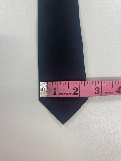 Christian Dior Black Silk Skinny Tie