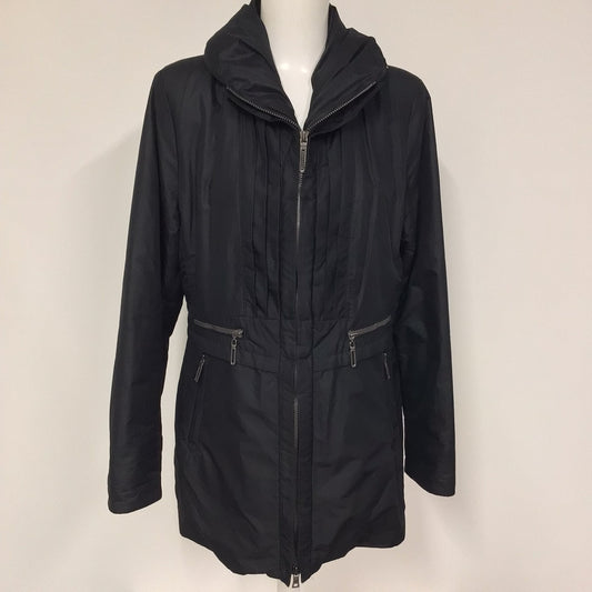 Creenstone Black Long Jacket Coat Size 14 (42 on label)