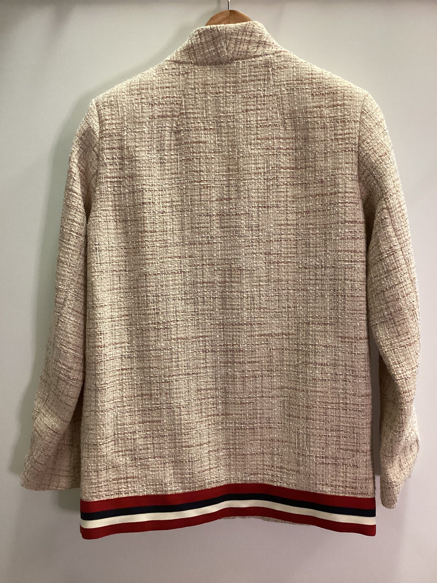 Sandro Paris Cream and Red Jacket Size 6