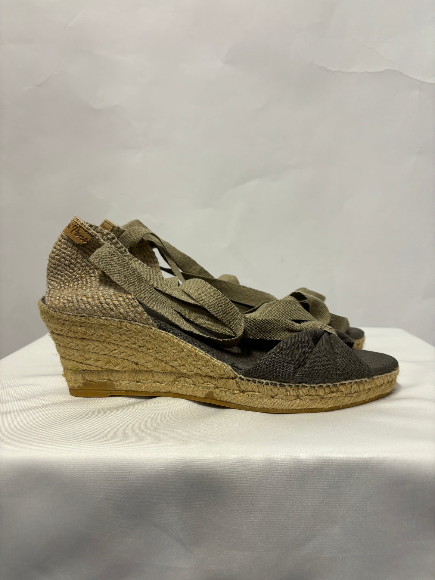 Toni Pons Origens Green Wedge Espadrilles 5/38