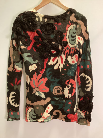 Kenzo Natural Motifs Textured Knitted Jumper Size S