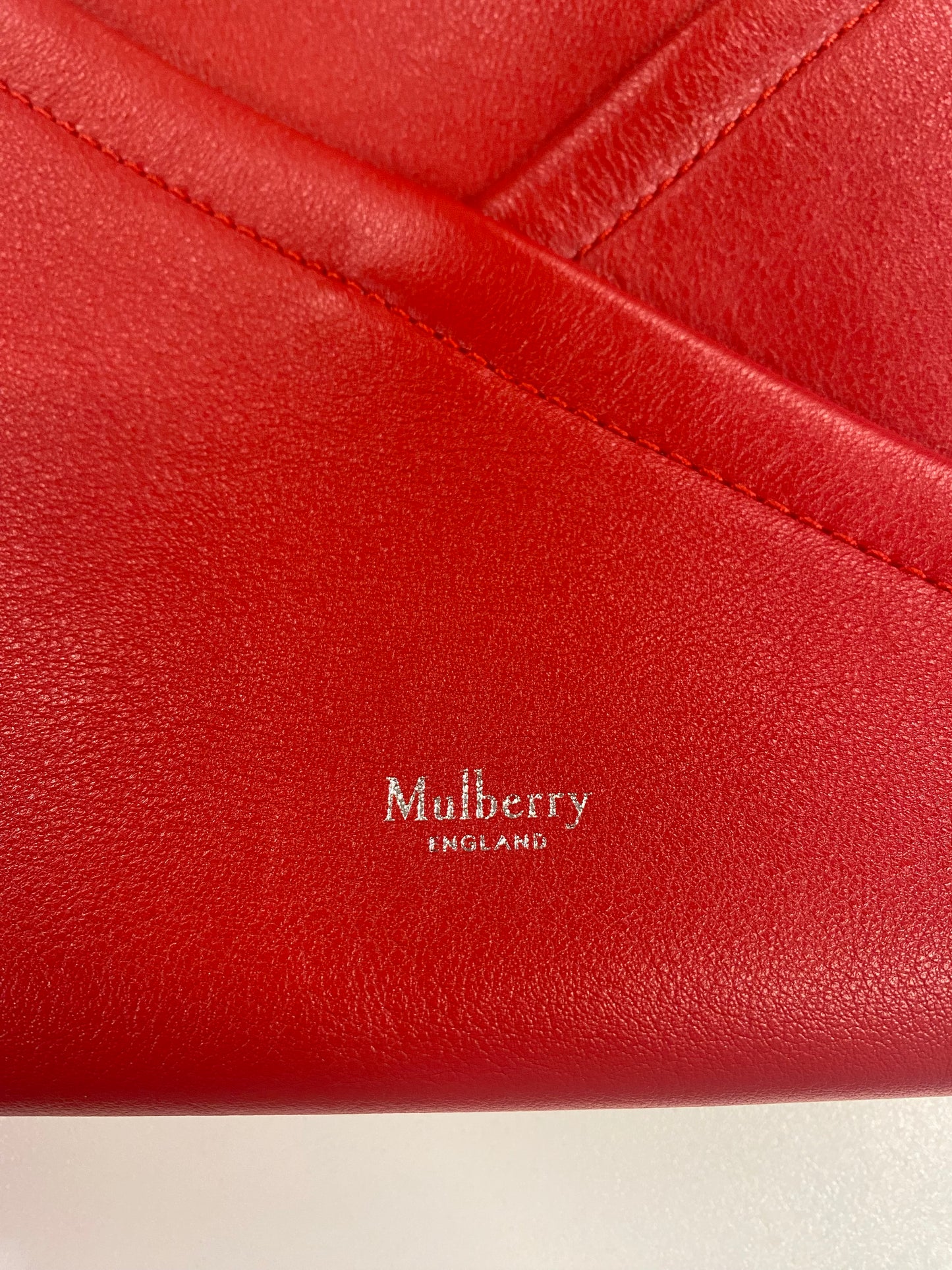 Mulberry M Bag in Lancaster Red - Dust Bag Included