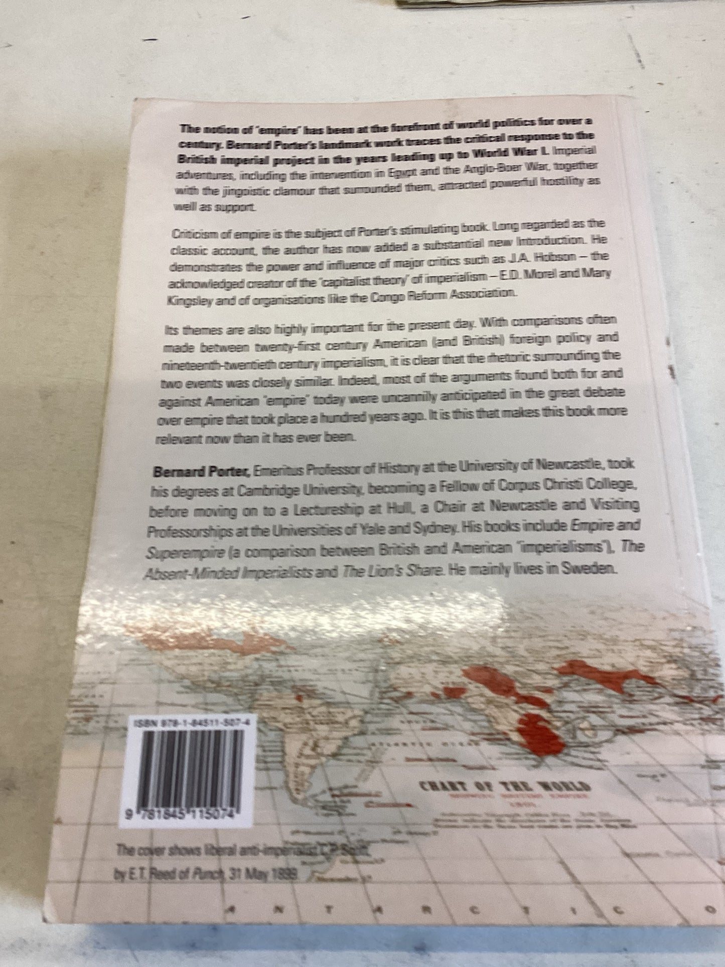 Critics of Empire British Radicals and The Imperial Challenge Bernard Porter