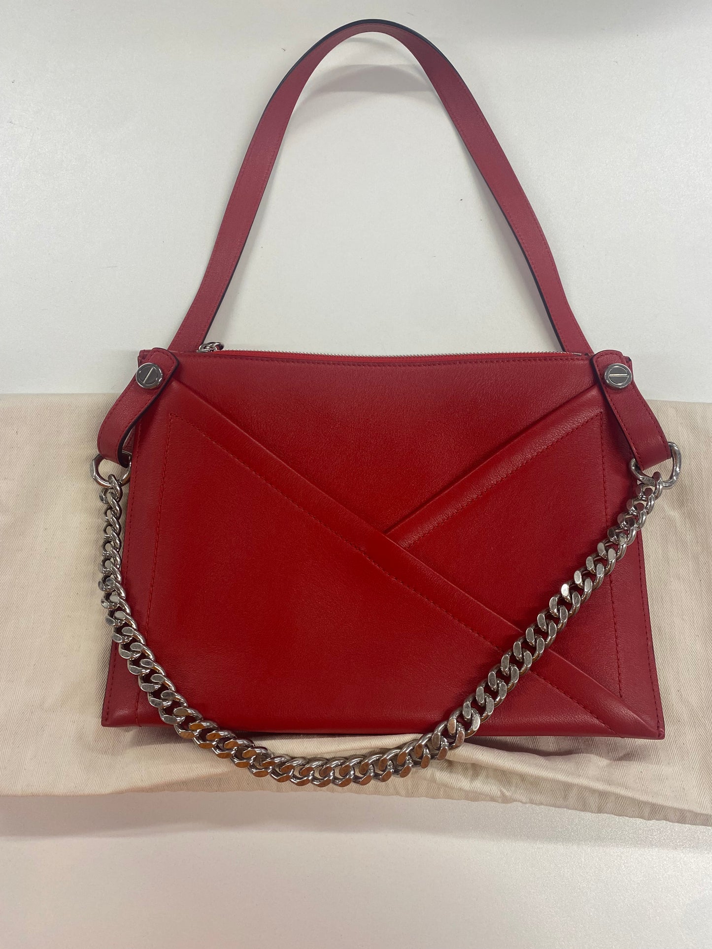 Mulberry M Bag in Lancaster Red - Dust Bag Included