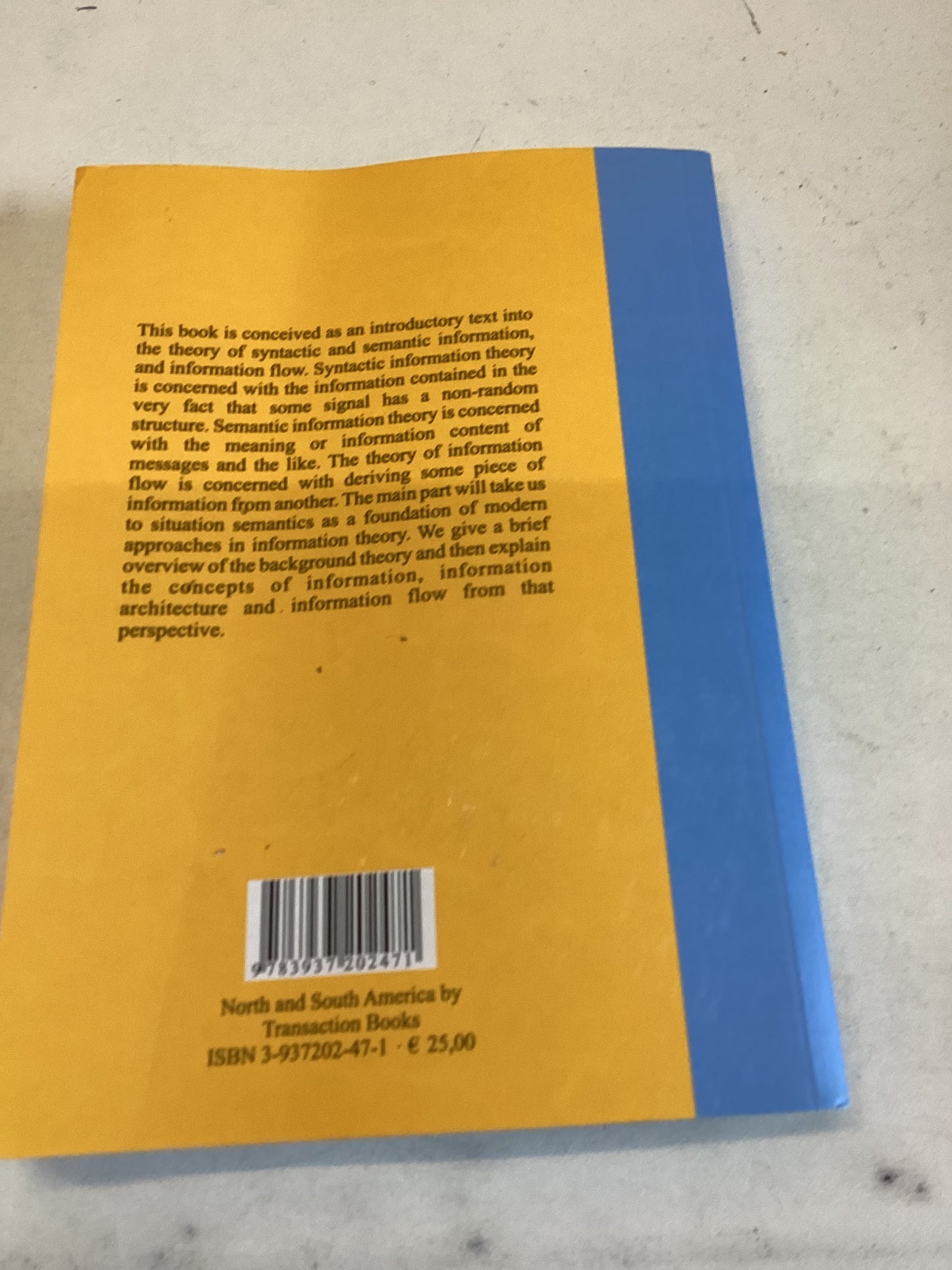 Information and Information Flow An Introduction Manuel Bremer Daniel Cohnitz