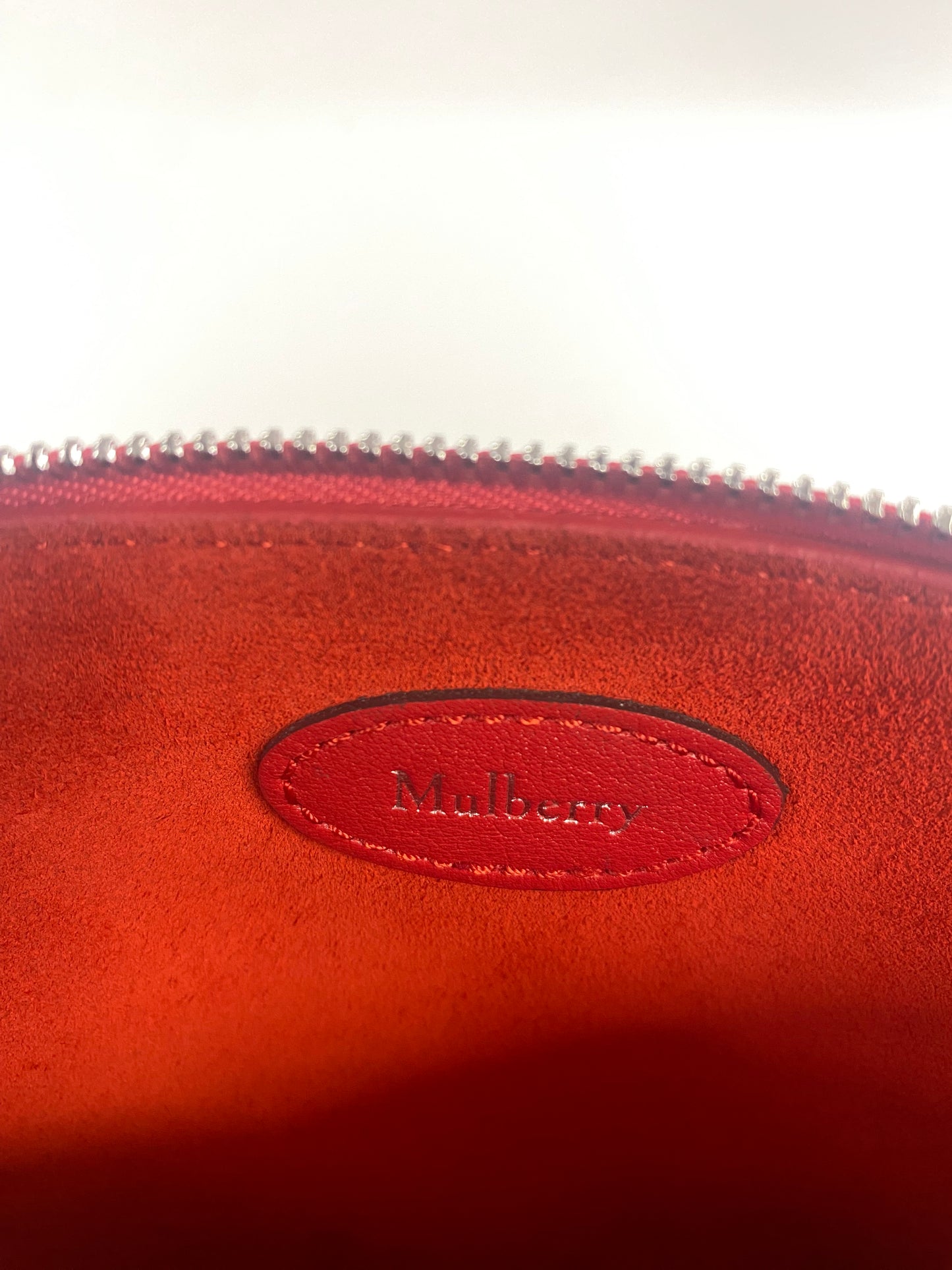 Mulberry M Bag in Lancaster Red - Dust Bag Included