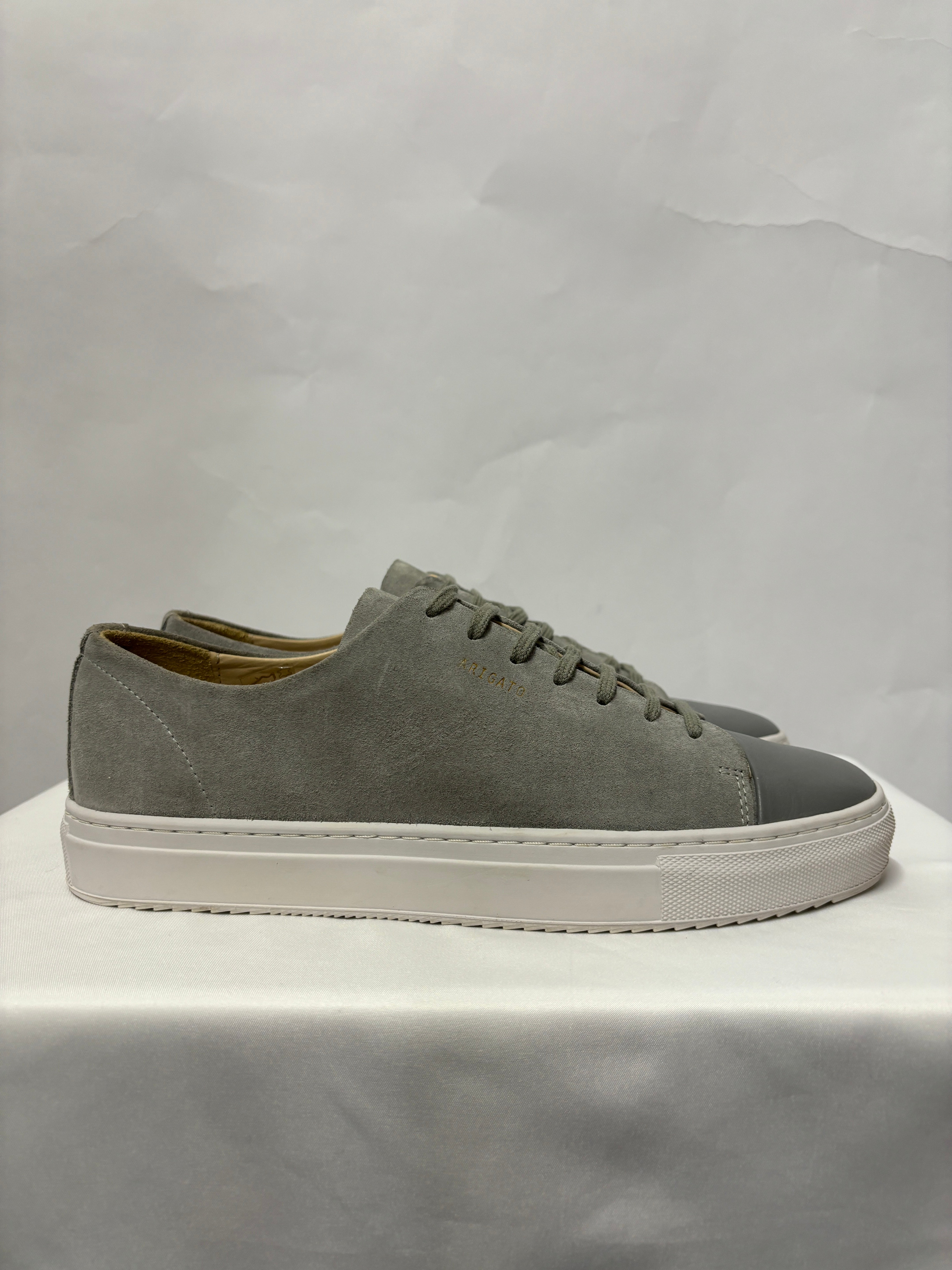 Axel Arigato Grey Suede Lace Up Trainers 41 7 Shop for Shelter