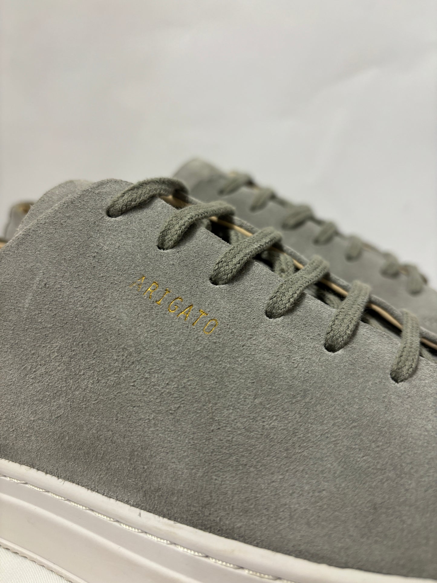 Axel Arigato Grey Suede Lace Up Trainers 41/7