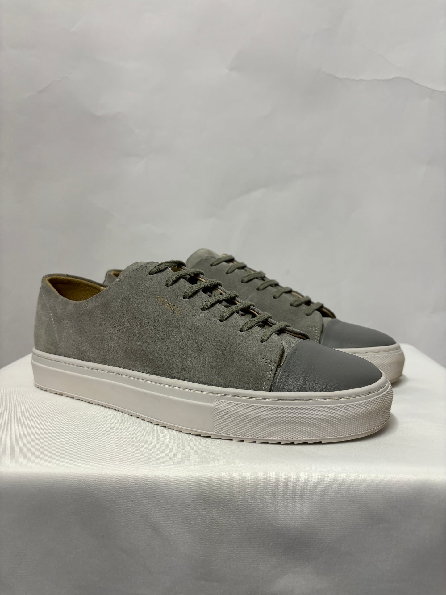 Axel Arigato Grey Suede Lace Up Trainers 41/7