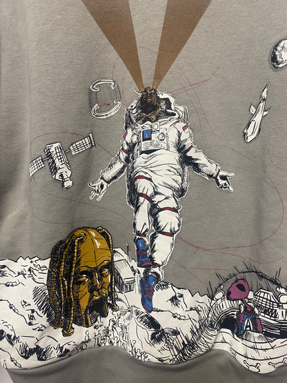 Machinist Onenine87 Travis Scott Astroworld Born Again Sweatshirt Small