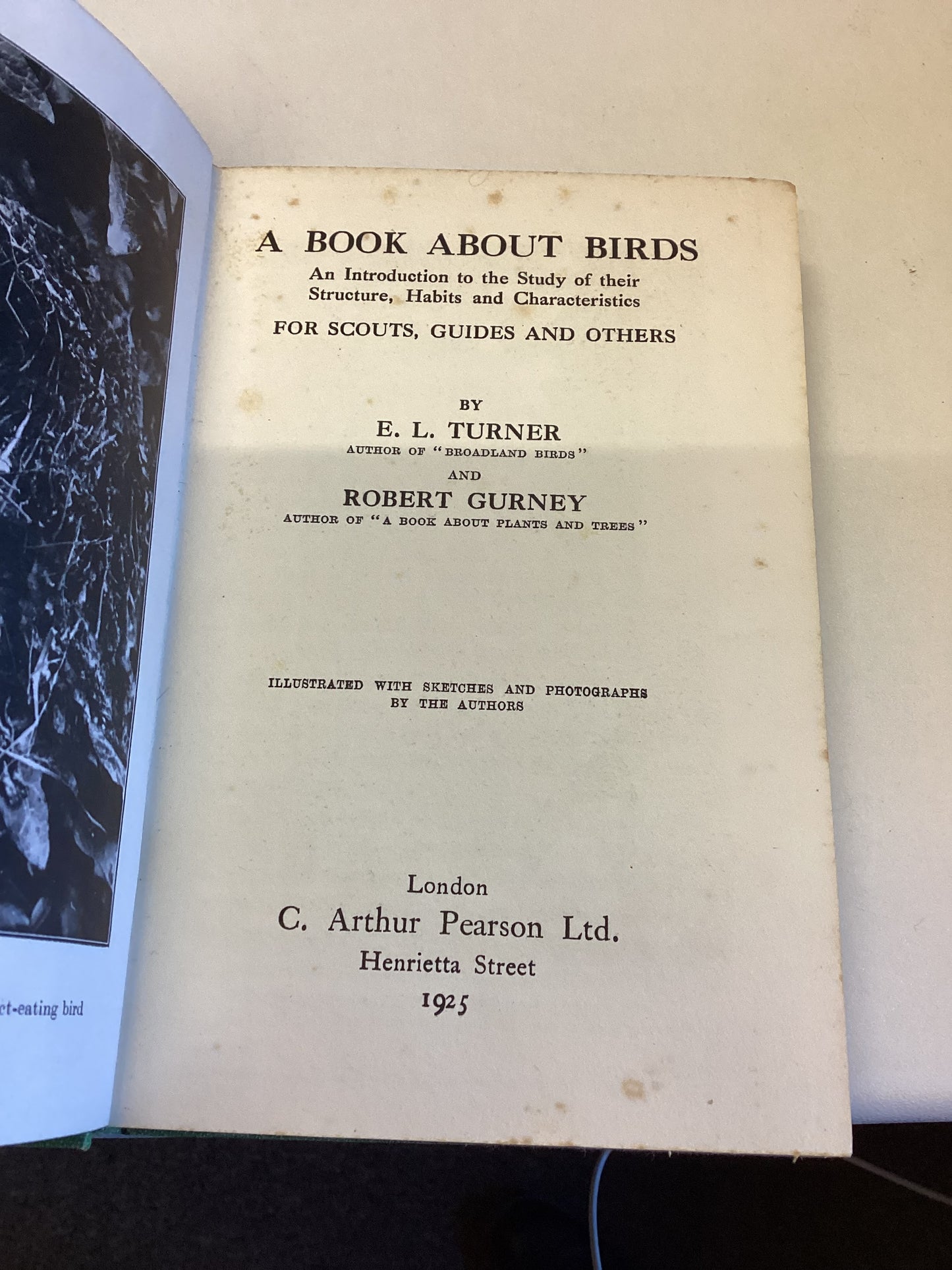A Book About Birds by E L Turner & Robert Gurney