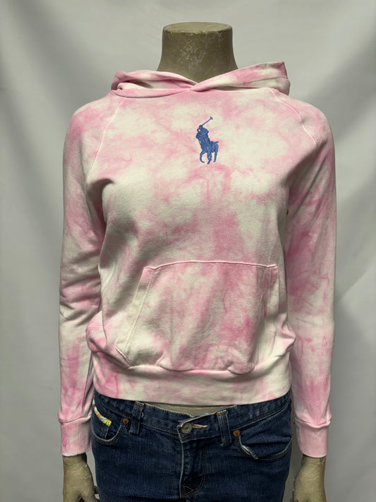 Ralph Lauren Pink Tie Dye Hoodie XXS/JR