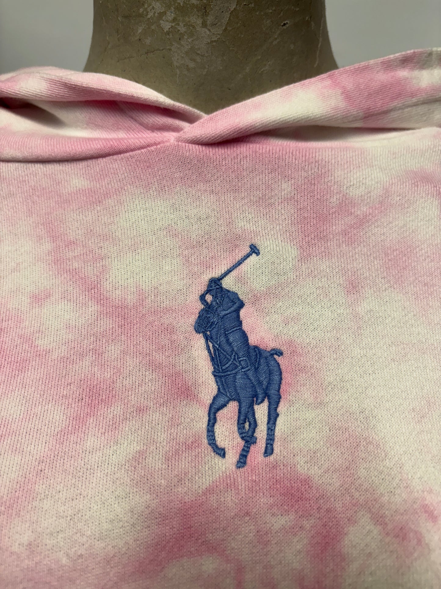 Ralph Lauren Pink Tie Dye Hoodie XXS/JR