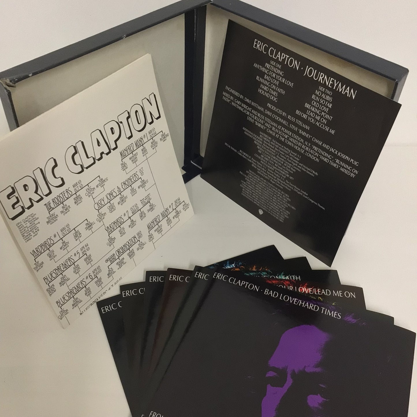 Eric Clapton - Journeyman - The Singles Box - Promo Box Set Vinyl Records